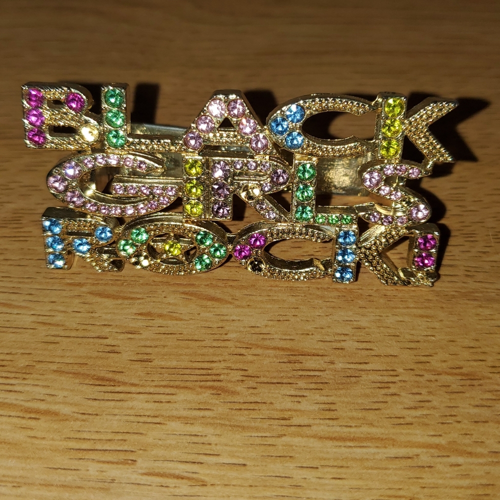 Black Girls Rock 3 finger ring